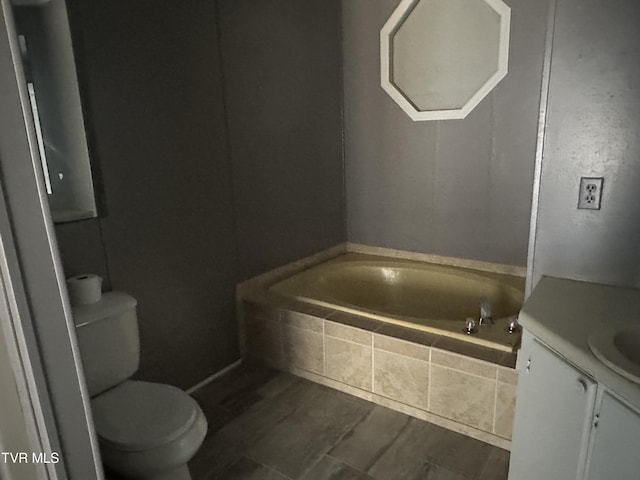 11511 Meade Fork Rd, Pound, VA 24279 - full bathroom with a garden tub and vanity