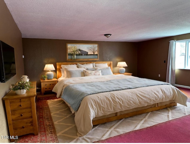 11511 Meade Fork Rd, Pound, VA 24279 - bedroom with a textured ceiling