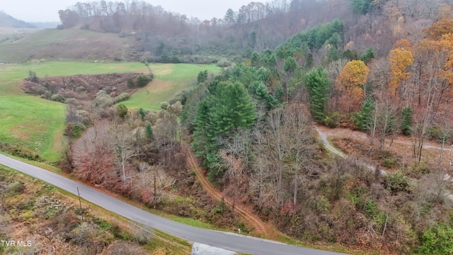 552 Jerrys Br, Clintwood, VA 24228 - aerial view of property and surrounding area with a forest