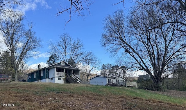 view of front of property