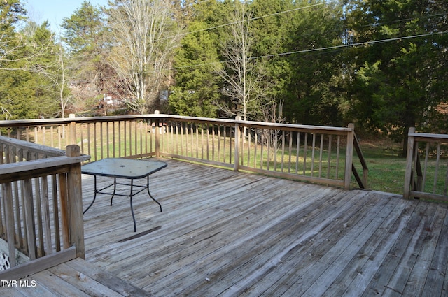 view of deck