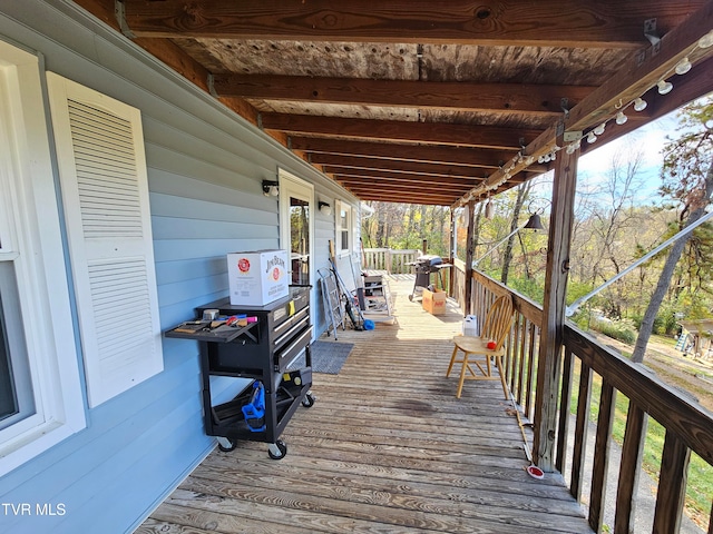 view of deck