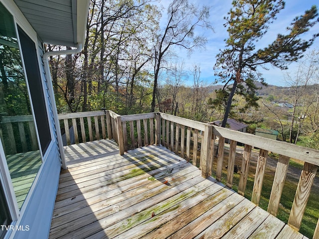 view of deck