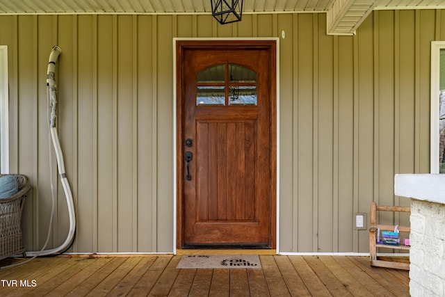 view of entrance to property