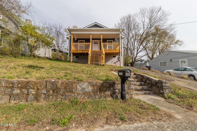 view of front of property