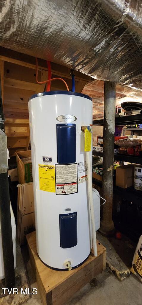 utilities featuring water heater