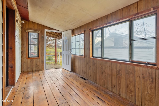 1667 Bristol Caverns Hwy, Bristol, TN 37620 - unfurnished sunroom featuring vaulted ceiling and plenty of natural light
