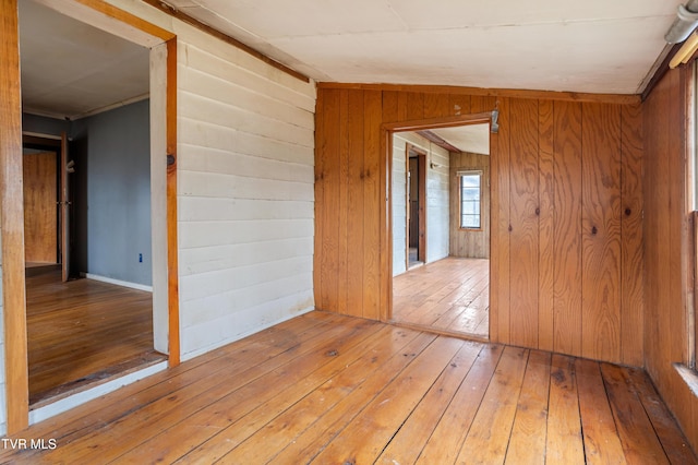 1667 Bristol Caverns Hwy, Bristol, TN 37620 - empty room featuring wooden walls and wood-type flooring