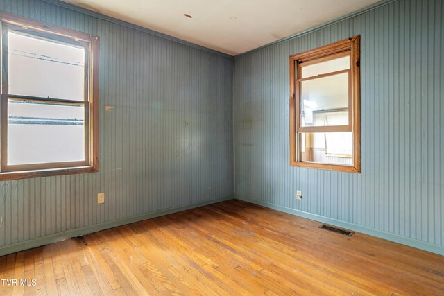 1667 Bristol Caverns Hwy, Bristol, TN 37620 - spare room with wood-type flooring and baseboards