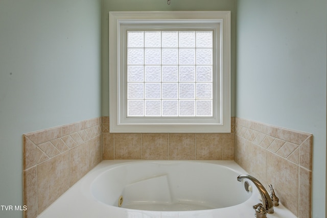 bathroom with a bathing tub