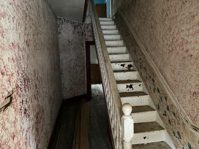 view of staircase