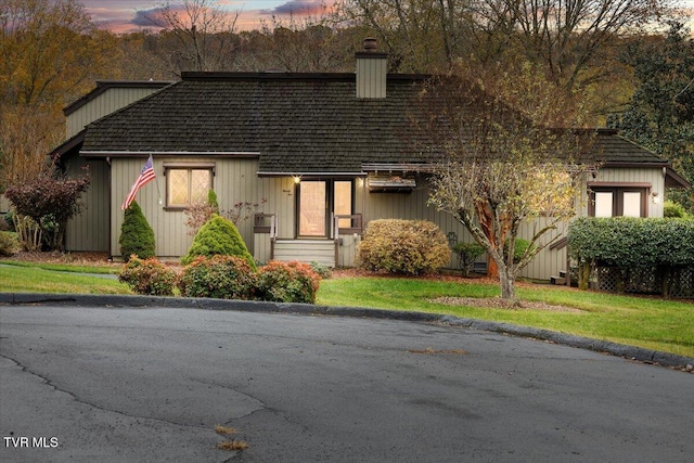 view of front of home