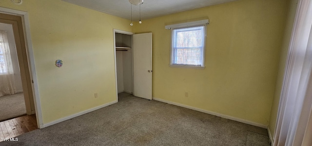 20286 Shadowood Cir, Meadowview, VA 24361 - unfurnished bedroom featuring carpet floors and a closet