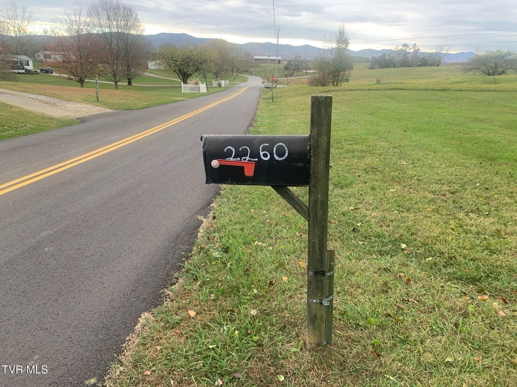 2260 Susong Memorial Rd, Greeneville, TN 37743 - view of asphalt road featuring a mountain view and a view of rural / pastoral area