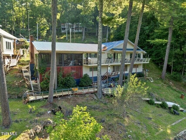 view of rear view of house