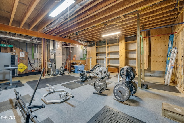 view of exercise room