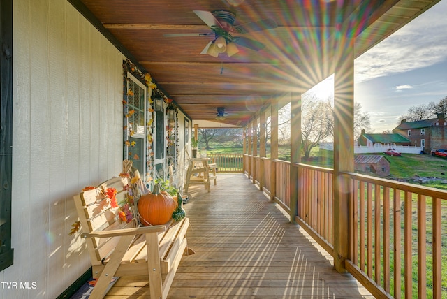 exterior space featuring a porch