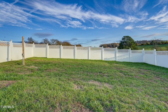 view of yard