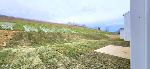 1711 Fox Meadows Cir, Bluff City, TN 37618 - view of yard with a rural view and a patio area
