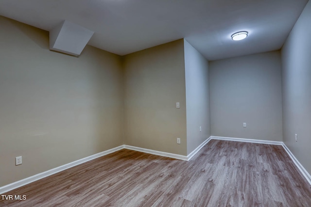 interior space with light wood-type flooring