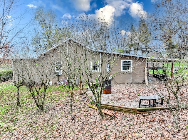 view of rear view of property