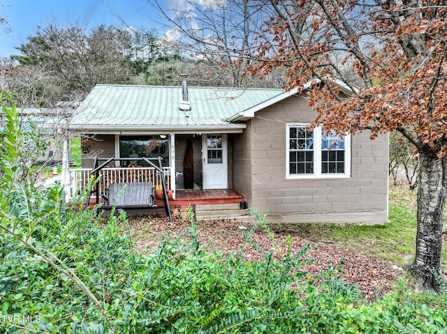 view of front of home