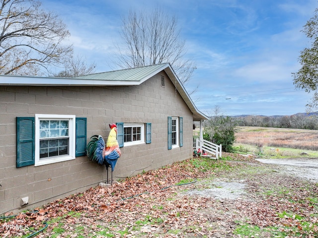 view of side of property