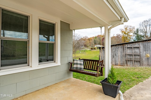 view of patio