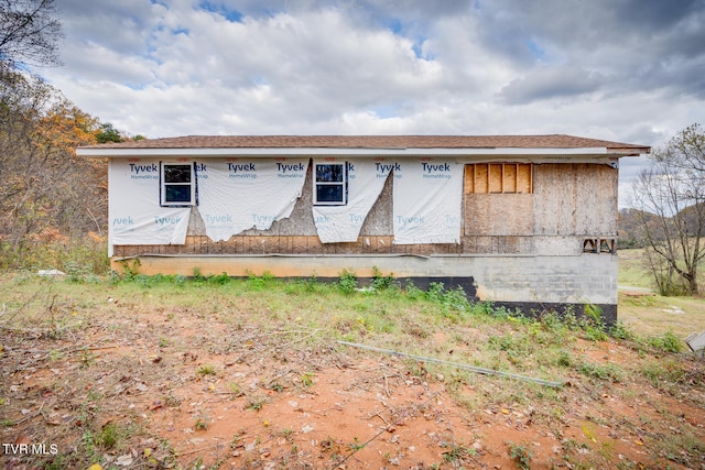 view of front of property