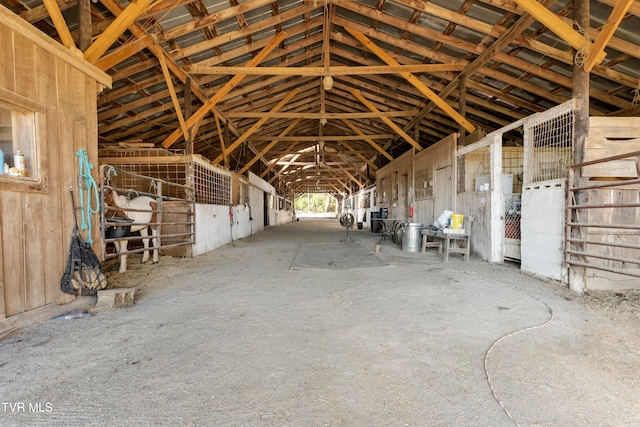 view of stable