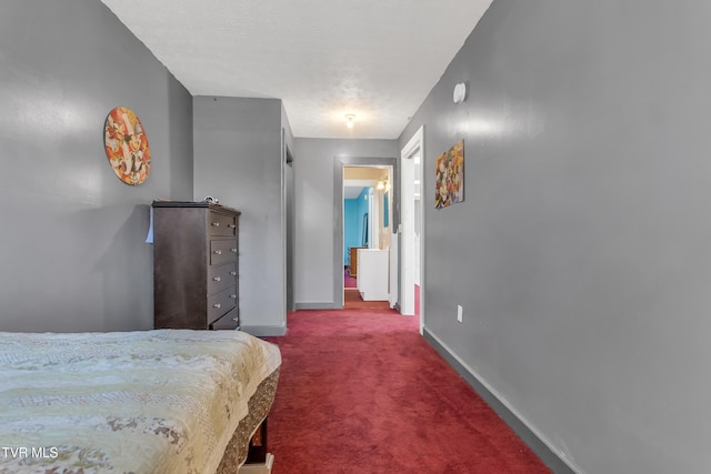 106 W Sycamore Ave, Big Stone Gap, VA 24219 - bedroom featuring baseboards and dark colored carpet