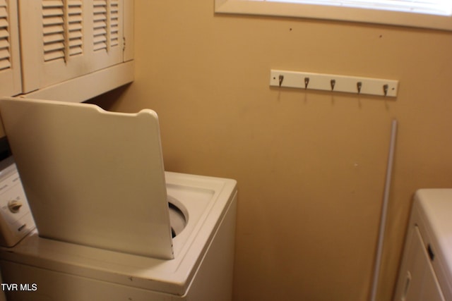 view of laundry room