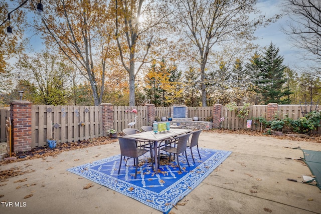 view of patio