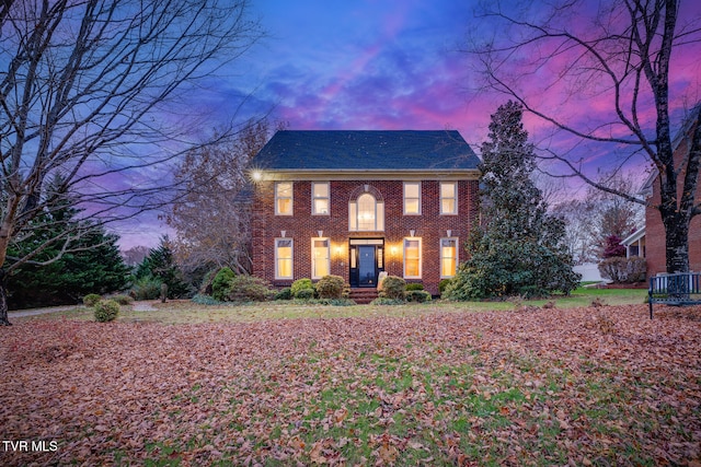 view of colonial-style house