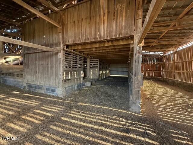 view of horse barn