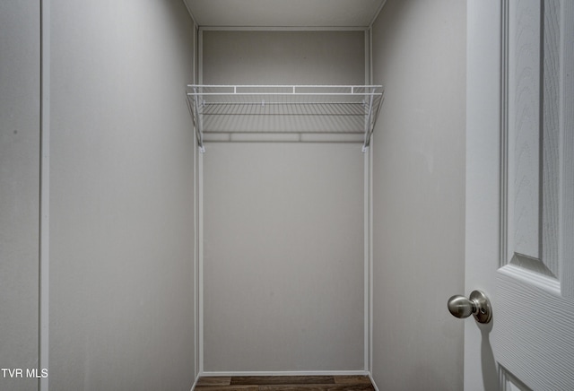 view of closet