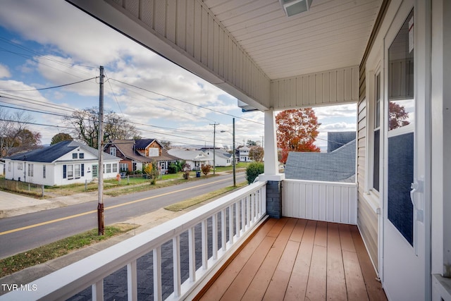 balcony with a porch