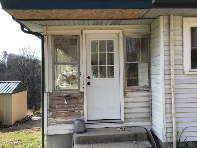 view of entrance to property