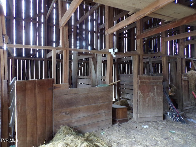 view of horse barn