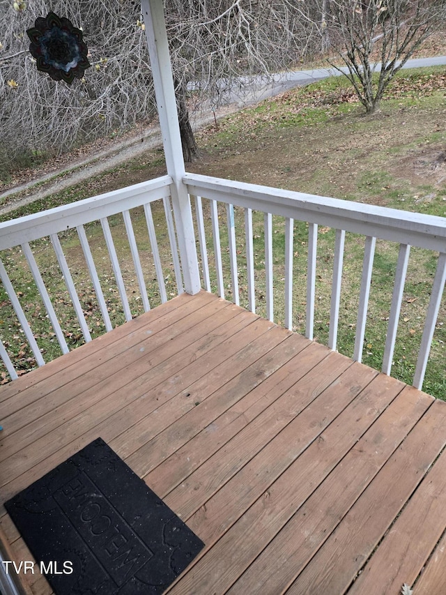 view of deck