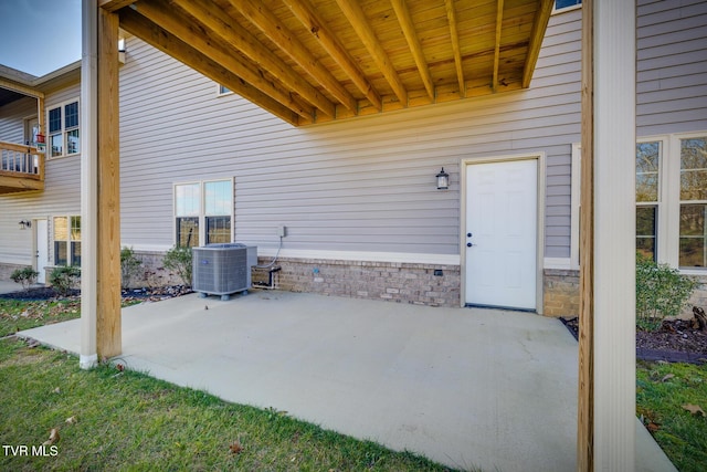 view of patio / terrace with cooling unit