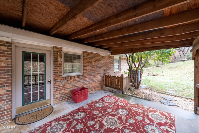 view of patio