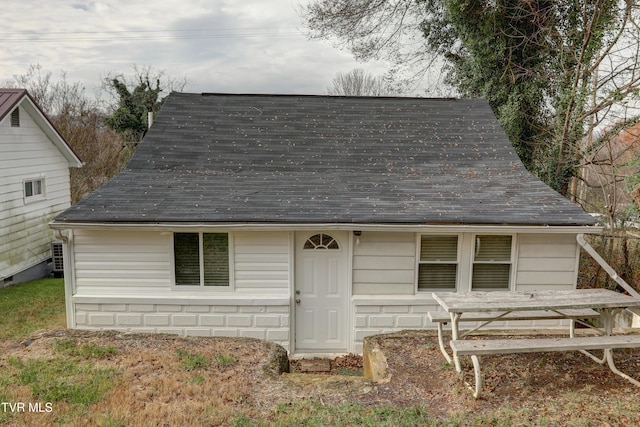 view of front of home