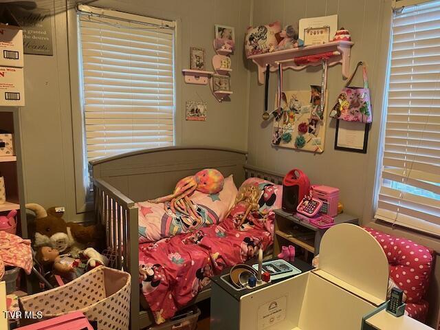 bedroom featuring multiple windows