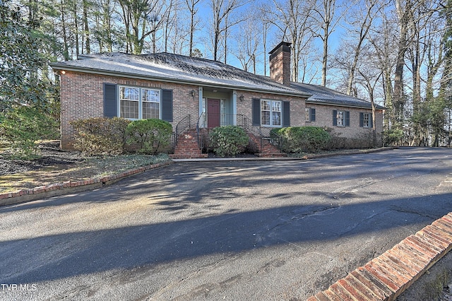 view of ranch-style home