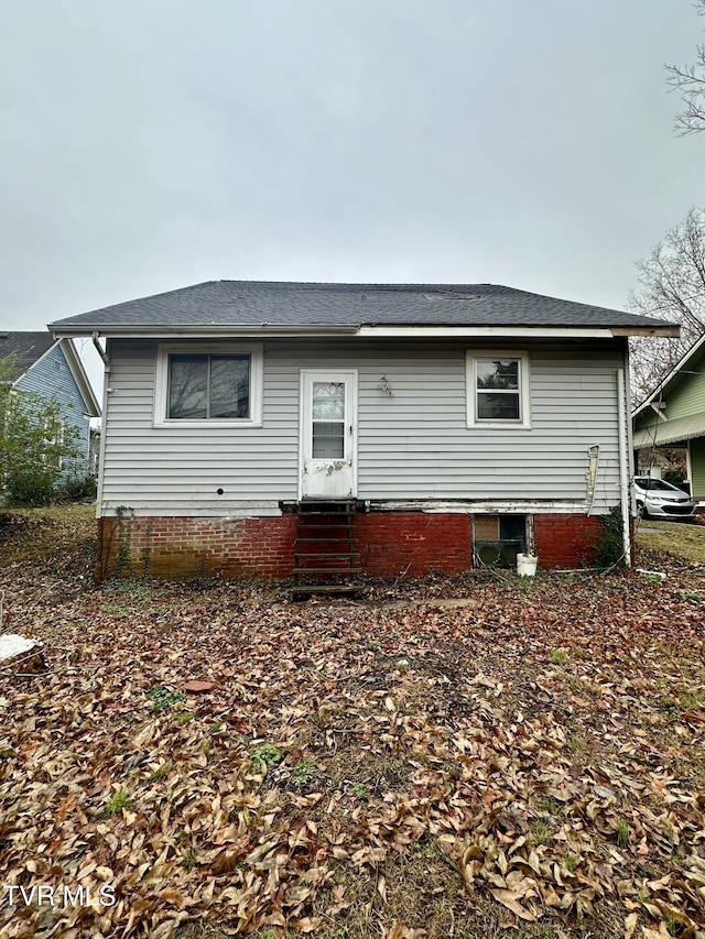 view of rear view of property