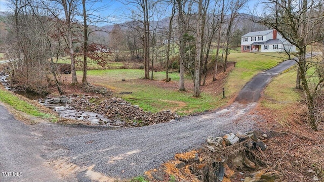 311 Dry Fork Rd, Del Rio, TN 37727 - view of dirt / gravel driveway featuring a mountain view