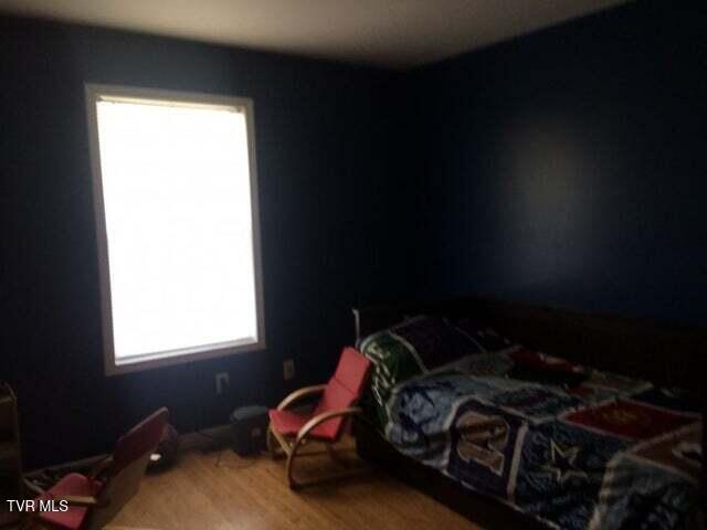 bedroom featuring hardwood / wood-style floors