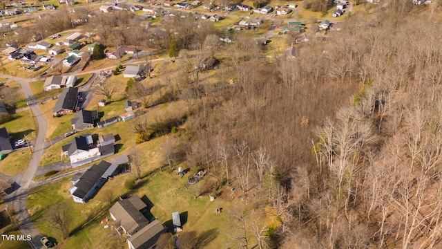 bird's eye view featuring a residential view