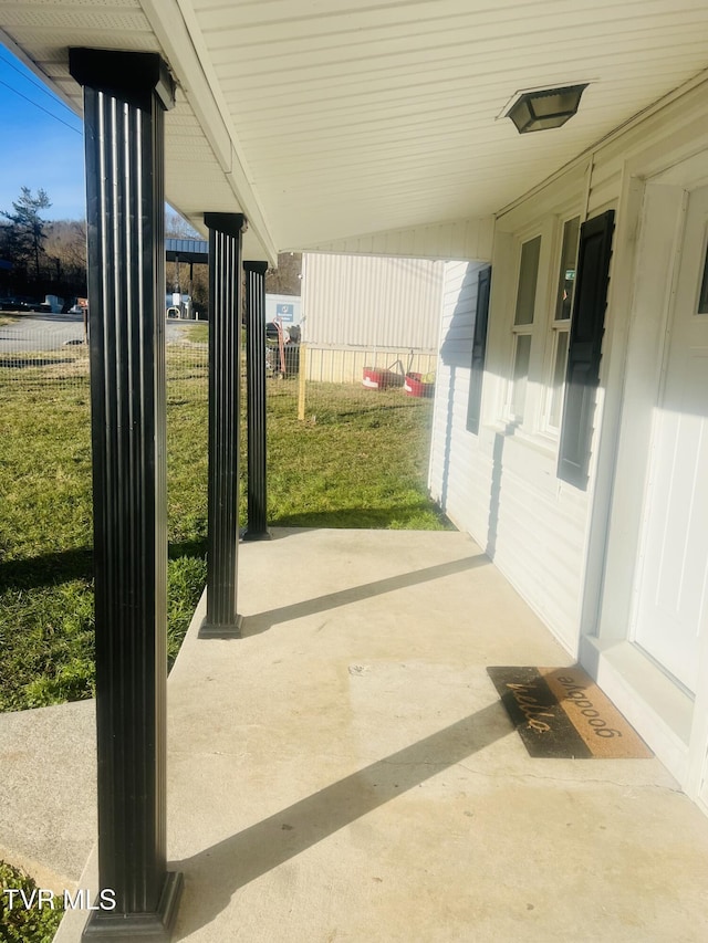 view of patio